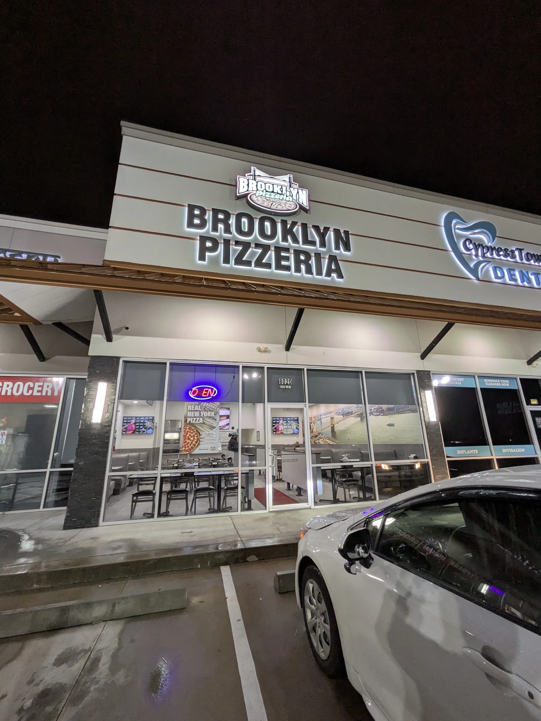 Brooklyn Pizzeria storefront in Cypress